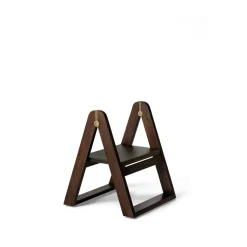 Online Gejst Reech step stool, Dark ash Brown