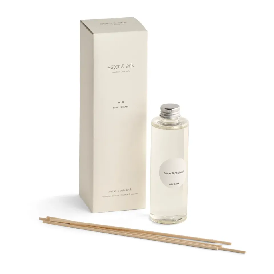 Sale Ester & erik Refill scented sticks, Amber & patchouli White