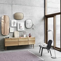 Muuto Reflect side table large, Oak Brown