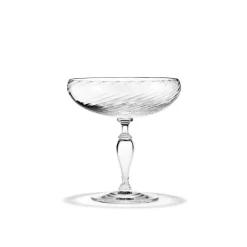 Holmegaard Regina champagne glass, 35 cl Transparent