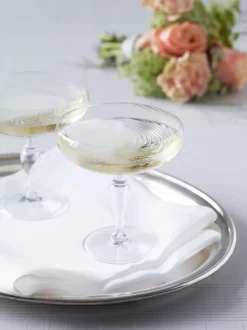 Holmegaard Regina champagne glass, 35 cl Transparent