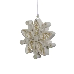 Christmas Decorations^DBKD Regular Flake snowflake , large Ø12.5 cm White