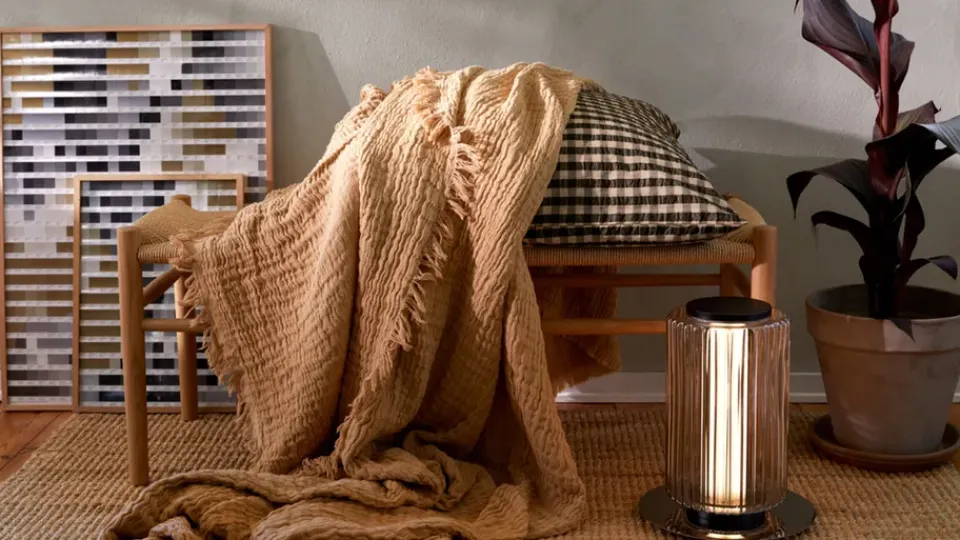 Best Juna Reloved bedspread 240x260 cm, Sand Beige