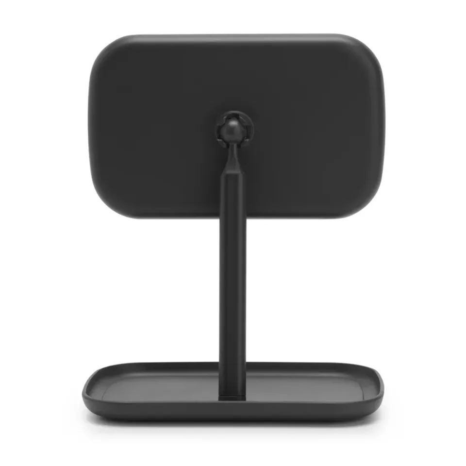 Clearance Brabantia ReNew mirror with storage tray, dark Grey