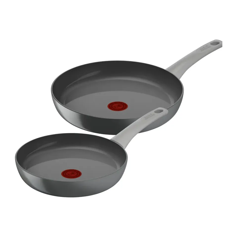 Clearance Tefal Renew ON frying pan set 2 pieces, Grey