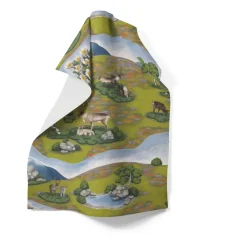 Sale Arvidssons Textil Renvandring kitchen towel 65x85 cm, Green