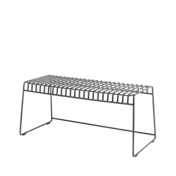 Skargaarden Resö bench, Charcoal Grey