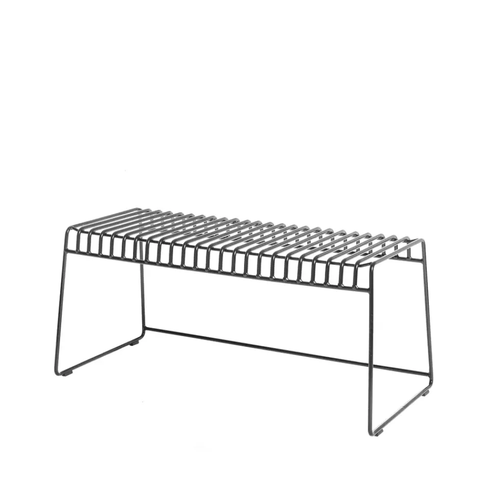 Skargaarden Resö bench, Charcoal Grey
