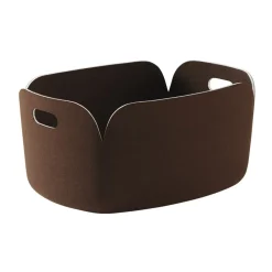 Storage Baskets^Muuto Restore storage basket, Dark Brown