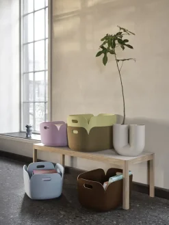 Storage Baskets^Muuto Restore storage basket, Dark Brown