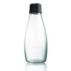 Water Bottles^Retap glass bottle 0.5 l, Black