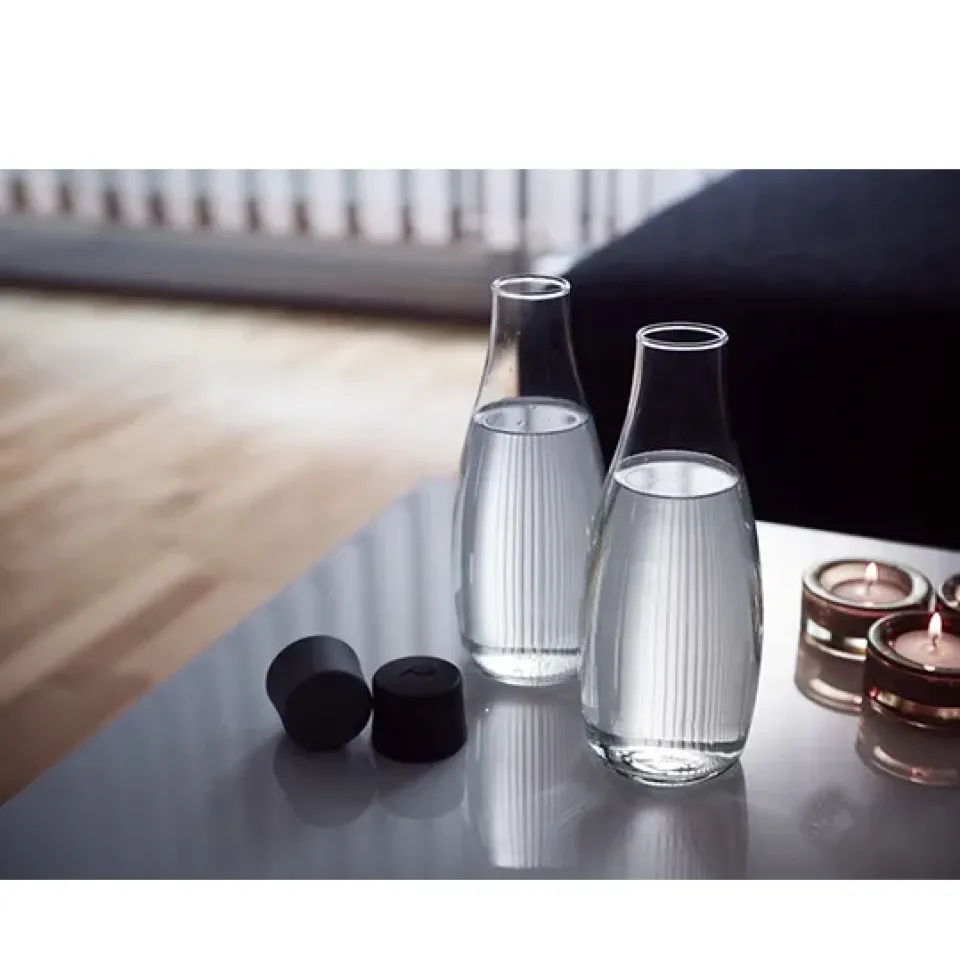 Water Bottles^Retap glass bottle 0.5 l, Black