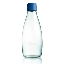 Sale Retap glass bottle 0.8 l, dark Blue