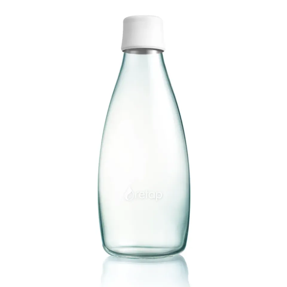 Discount Retap glass bottle 0.8 l, frosted TransparentWhite