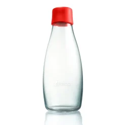 Water Bottles^Retap glass bottle 0.5 l, Red