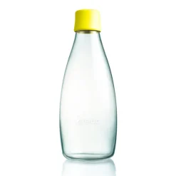 Discount Retap glass bottle 0.8 l, Yellow