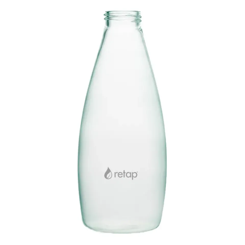 Water Bottles^Retap Go 08 glass bottle screw top 80 cl, Red