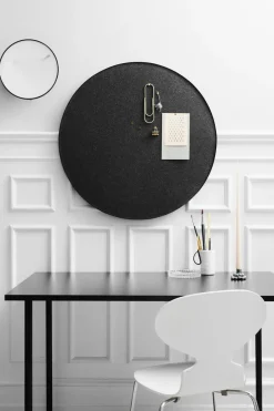 Bulletin & Pin Boards^Gejst Retell pinboard Ø80 cm, Black