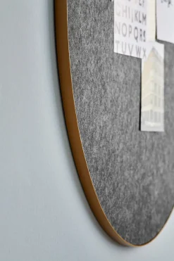 Bulletin & Pin Boards^Gejst Retell pinboard Ø80 cm, -brass Black