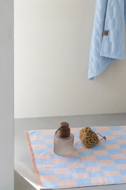 Online Mette Ditmer Retro bathroom mat 50x80 cm, Light Blue