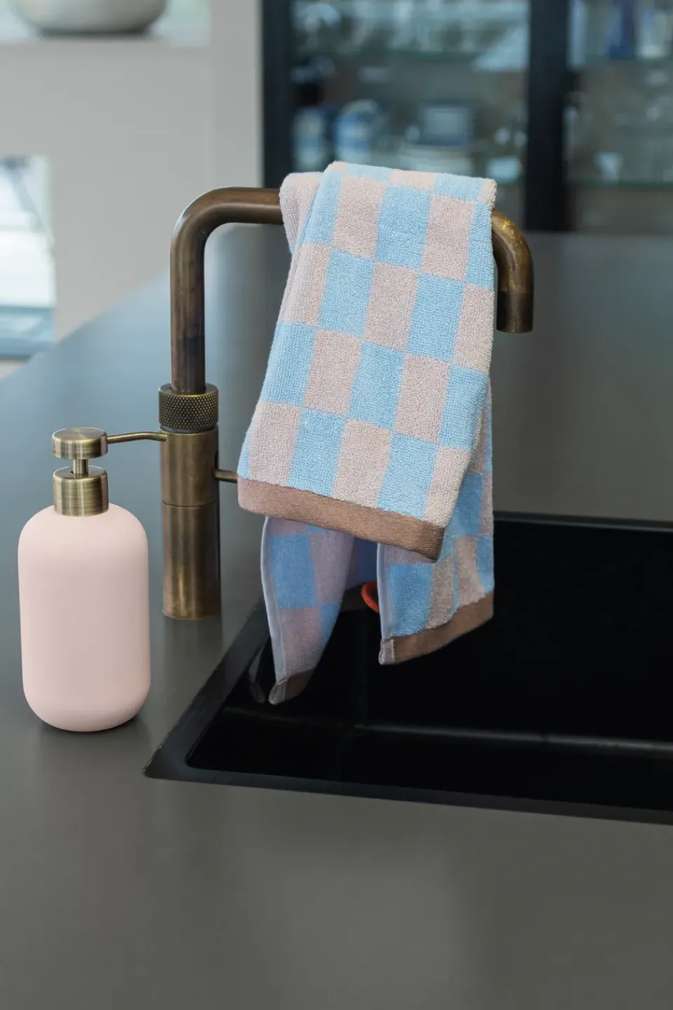 Online Mette Ditmer Retro towel, Light , 40x55 cm, 2-pack Blue