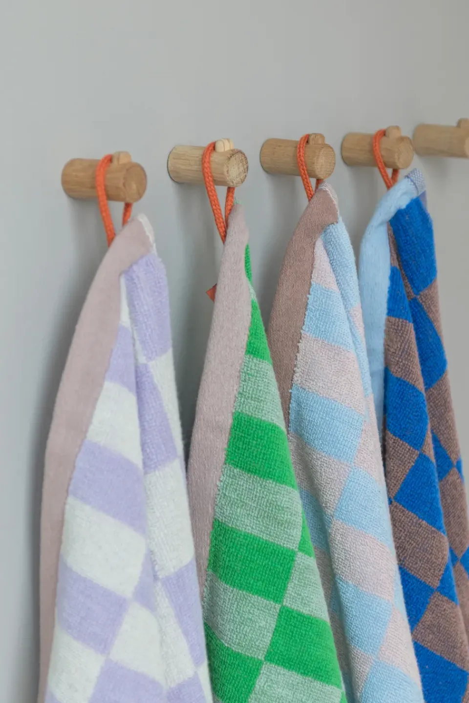 Online Mette Ditmer Retro towel, Light , 40x55 cm, 2-pack Blue
