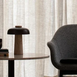 Bedside Lamps|Desk & Table Lamps^Audo Copenhagen Reverse table lamp 30 cm, travertin-bronzed brass Brown