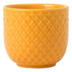 Clearance Lyngby Porcelæn Rhombe egg cup Ø5 cm, Yellow