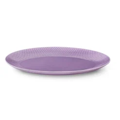 Serving Platters & Dishes^Lyngby Porcelæn Rhombe oval serving saucer 35x26,5 cm, light Purple