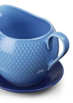 Sauce & Gravy Boats^Lyngby Porcelæn Rhombe sauce jug 67 cl, Blue