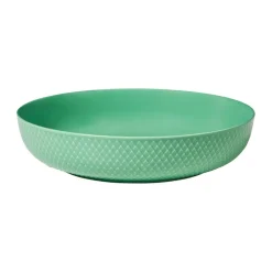 New Lyngby Porcelæn Rhombe serving bowl Ø28 cm, Green