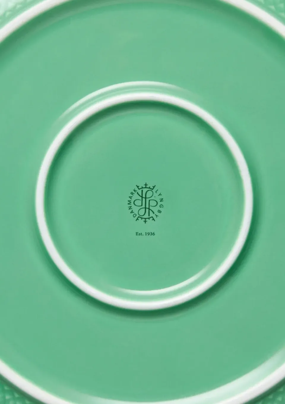 New Lyngby Porcelæn Rhombe serving bowl Ø28 cm, Green
