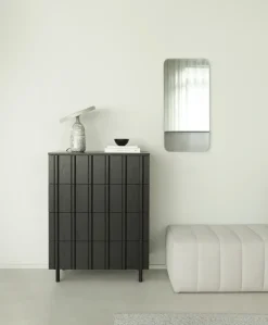 New Normann Copenhagen Rib dresser 4 drawers, Soft Black
