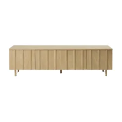 Discount Normann Copenhagen Rib sideboard low, Oak Beige