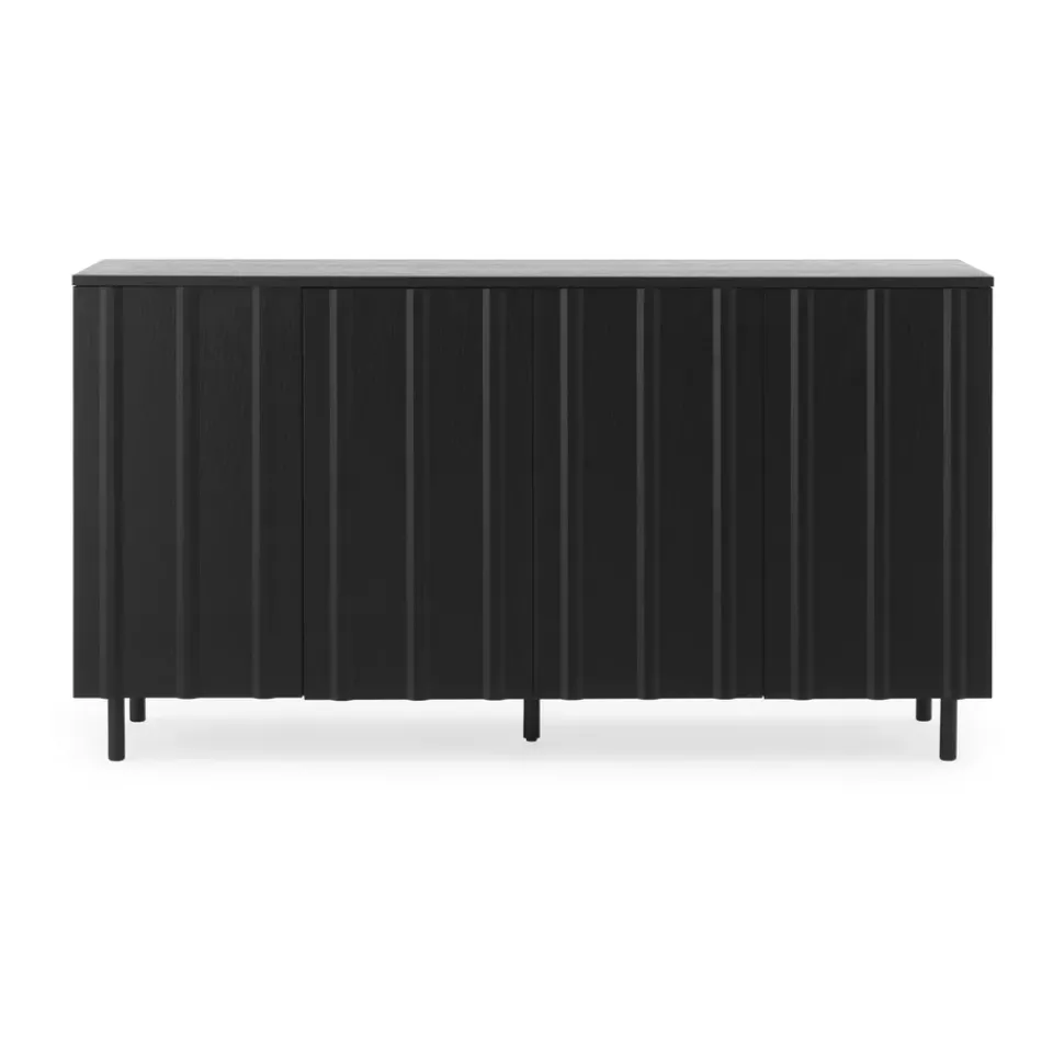 Sale Normann Copenhagen Rib sideboard 45x159 cm, Soft Black