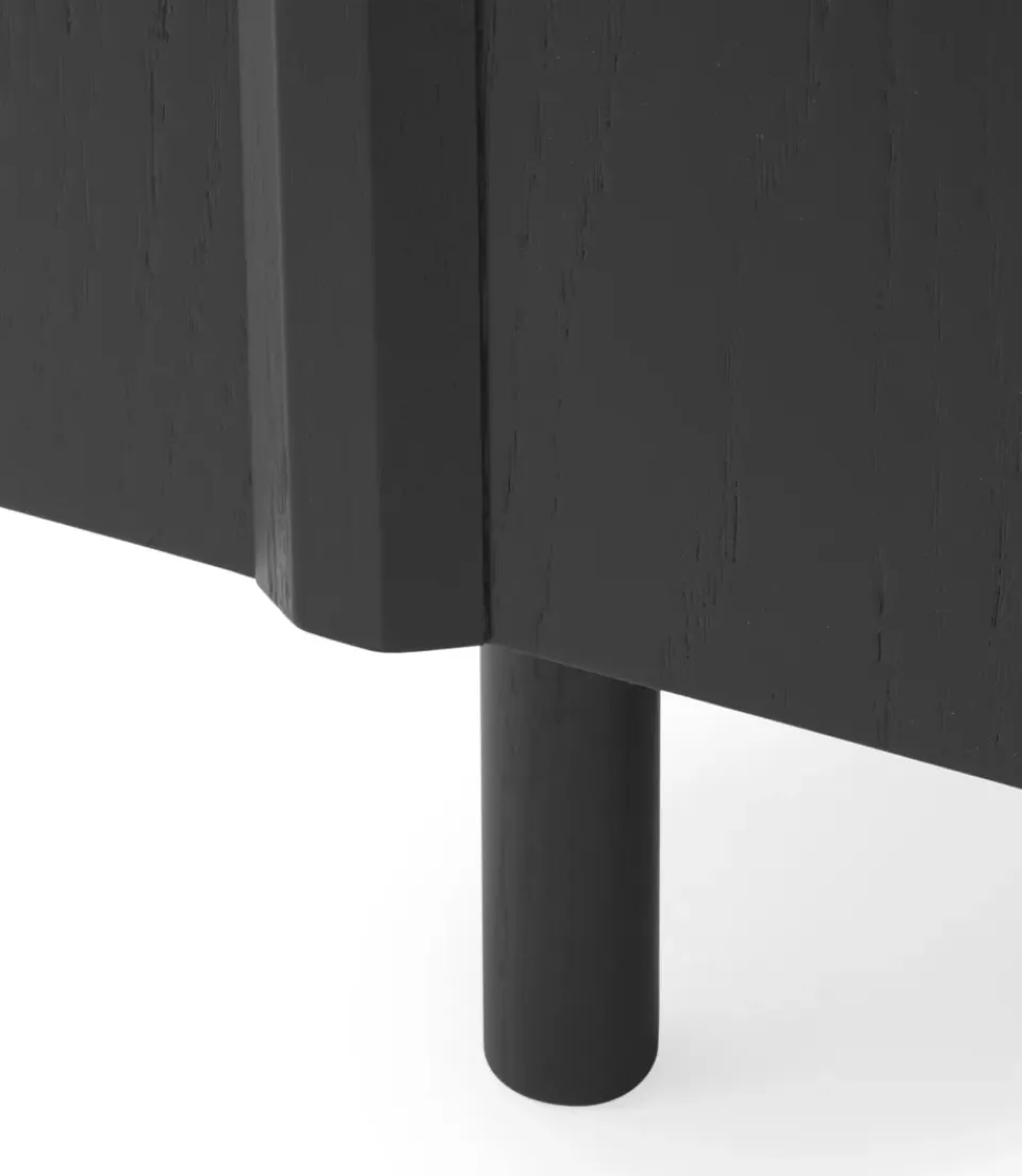 Sale Normann Copenhagen Rib sideboard 45x159 cm, Soft Black