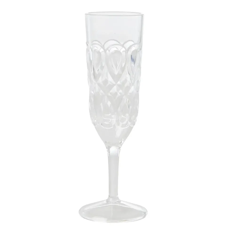 Plastic Glasses|Champagne Glasses^RICE champagne glass acrylic, clear Transparent