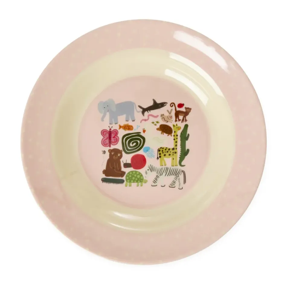 Best RICE children's bowl melamine Ø20 cm, Pink