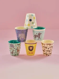 Children's Mugs|Plastic Cups^RICE children's cup small 6-pack, Multi
