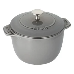 Cast Iron Casserole Pots|Cooking Pots & Casserole Dishes^STAUB Rice cocotte cast iron pot 1.6 L, Grey