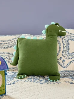 Discount RICE cushion dinosaur 48x52 cm, Green