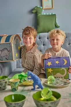 Discount RICE cushion dinosaur 48x52 cm, Green