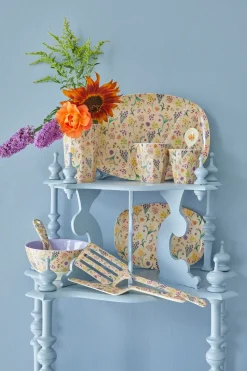 Best RICE melamine cup medium, Wild flower PurpleMulti