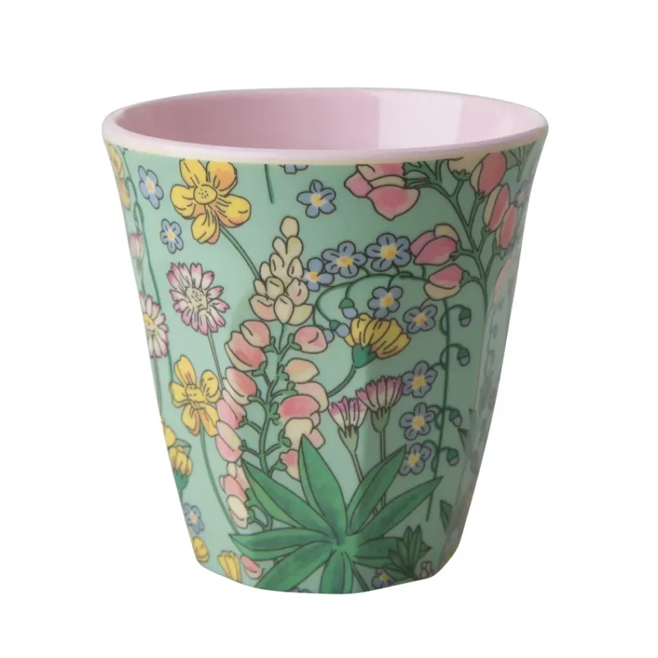 Plastic Cups|Children's Tableware^RICE melamine cup medium, lupine Multi