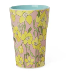 Plastic Cups^RICE melamine mug high, Daffodil BluePinkYellow