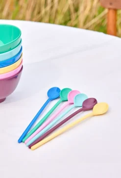 Discount RICE melamine spoon long 6-pack, Show your true colours. Multi