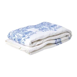 Cotton Blankets & Throws^RICE quilted blanket 140x200 cm, White