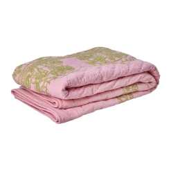 Cotton Blankets & Throws^RICE quilted blanket 140x200 cm, Soft Pink
