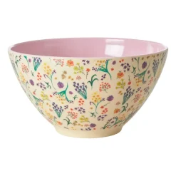 Salad Bowls^RICE salad bowl melamin Ø26.5 cm, Wild flowers PinkMulti
