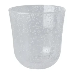 Plastic Glasses^RICE tumbler glass bubble design acrylic 41 cl, Clear Transparent